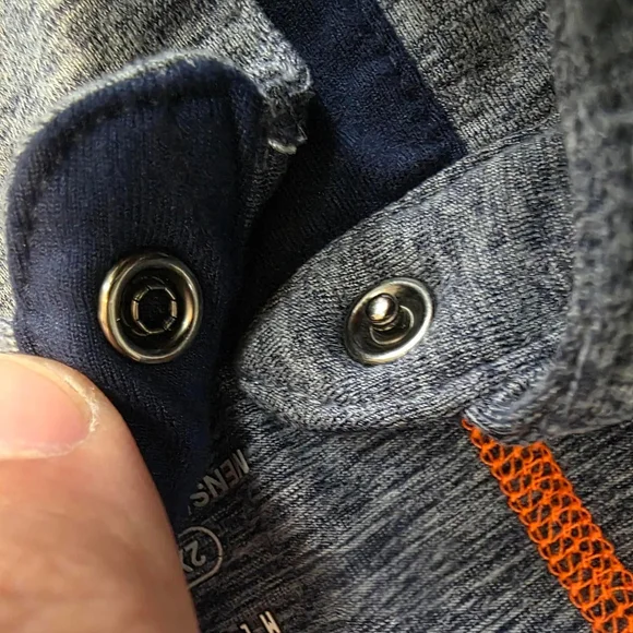 Grey and orange Detroit Tigers polo shirt #baseball - Picture 4 of 7